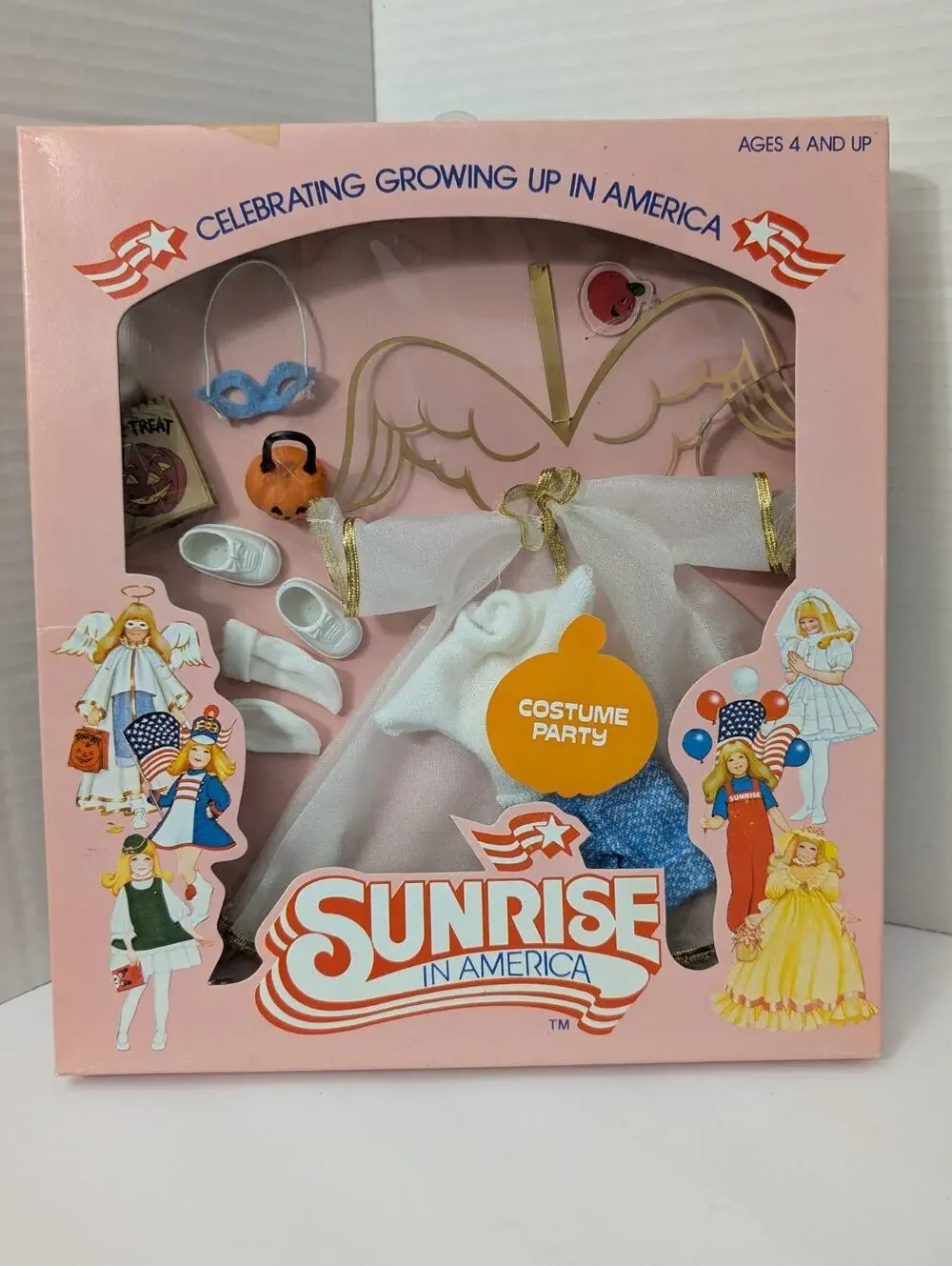 Vintage 1982 Sunrise in America Costume Party Halloween Angel Outfit Gatabox New